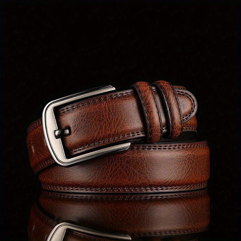 Genuine Leather Men's Belt Fashion Alloy Pin Buckle Belts Fashion Luxury Jeans Belts for Men Business Belt Female Belt