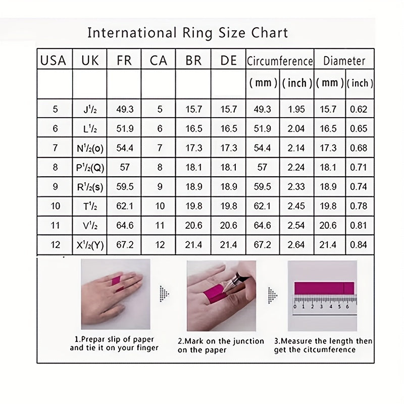 Luxury Wide Zirconia Stacking Ring Birthstone Delicate Jewelry For Women Party Banquet Wedding Decor