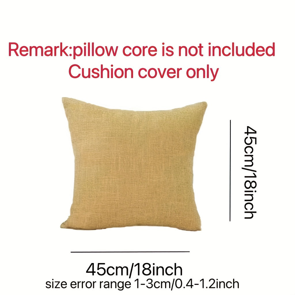 1pc Luxury Faux Fur Throw Pillow Cover, Deluxe Decorative Plush Pillow Case, Cushion Cover Shell For Sofa Bedroom Car 17x17in