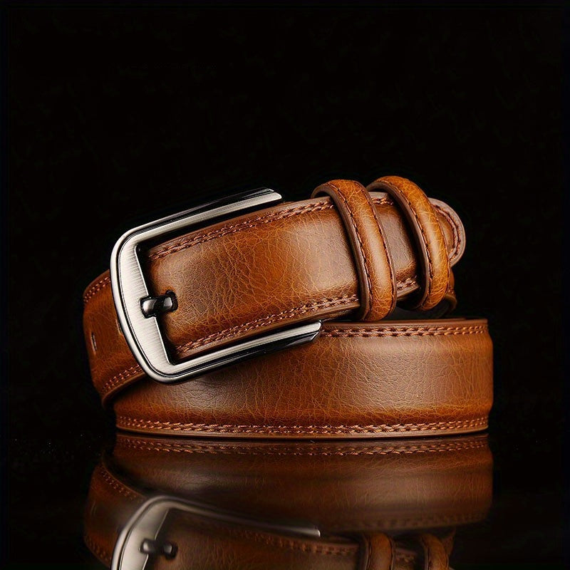 Genuine Leather Men's Belt Fashion Alloy Pin Buckle Belts Fashion Luxury Jeans Belts for Men Business Belt Female Belt