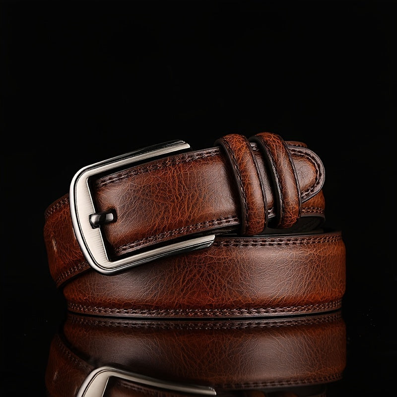 Genuine Leather Men's Belt Fashion Alloy Pin Buckle Belts Fashion Luxury Jeans Belts for Men Business Belt Female Belt