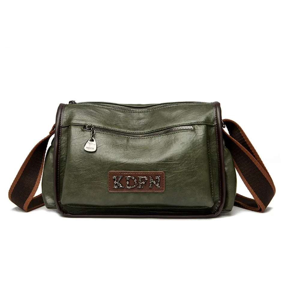 High-quality Leather Handbags  for Women Luxury Designer Shoulder Crossbody Bags Soft New Ladies Casual Tote Messenger Bag 2024