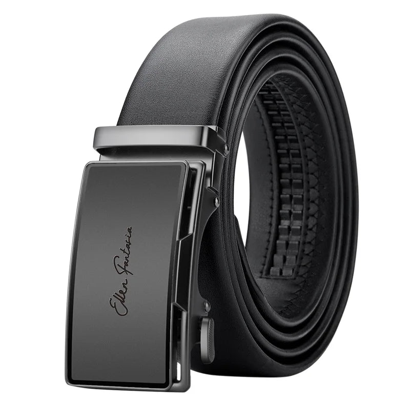 Leather Belt Men Genuine Leather Belt for Men Mens Belts Waistband Male Man Waist Automatic belts Business belts