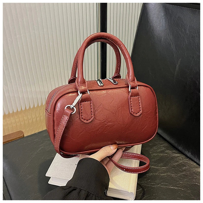 1Set DIY Leather Craft Handbag Bag Material Hand Sewn Leather Handmade With Hardware Accessories