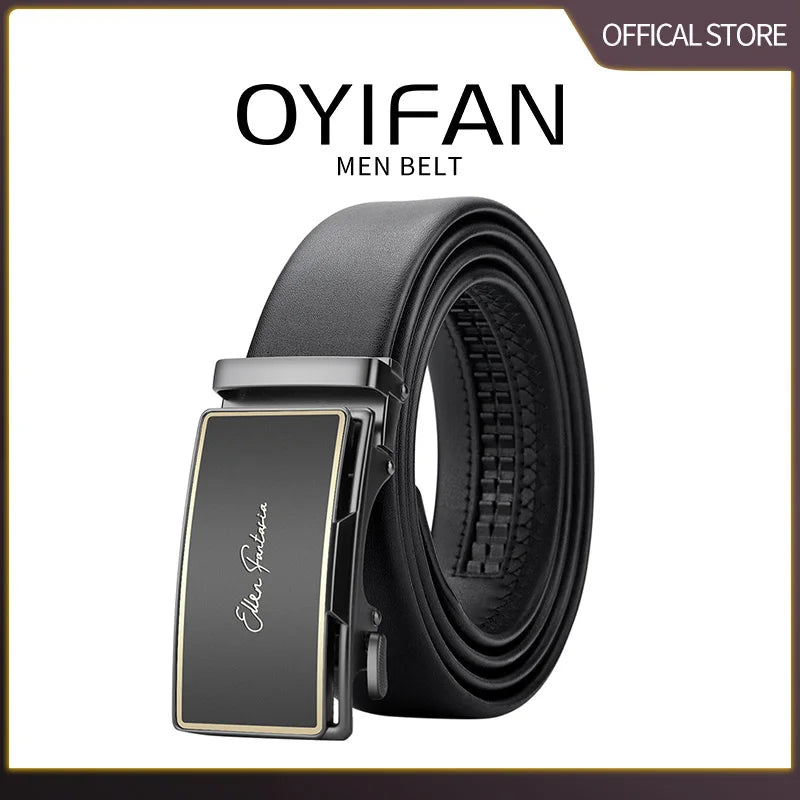 Leather Belt Men Genuine Leather Belt for Men Mens Belts Waistband Male Man Waist Automatic belts Business belts