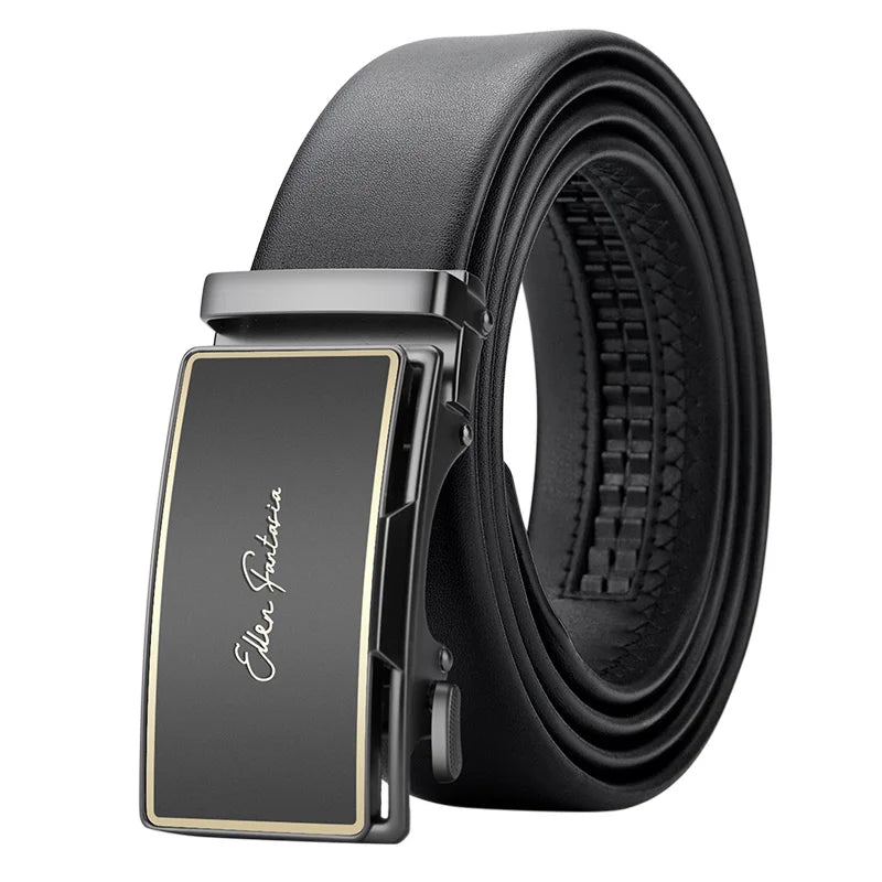 Leather Belt Men Genuine Leather Belt for Men Mens Belts Waistband Male Man Waist Automatic belts Business belts