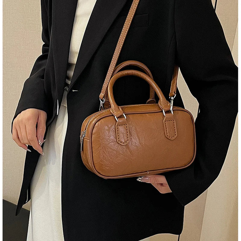 1Set DIY Leather Craft Handbag Bag Material Hand Sewn Leather Handmade With Hardware Accessories