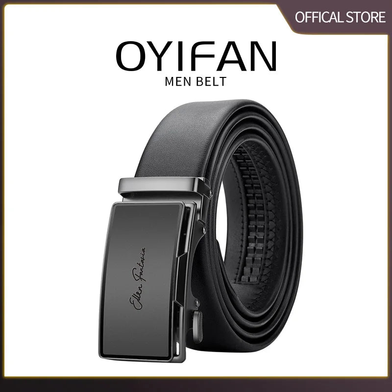 Leather Belt Men Genuine Leather Belt for Men Mens Belts Waistband Male Man Waist Automatic belts Business belts