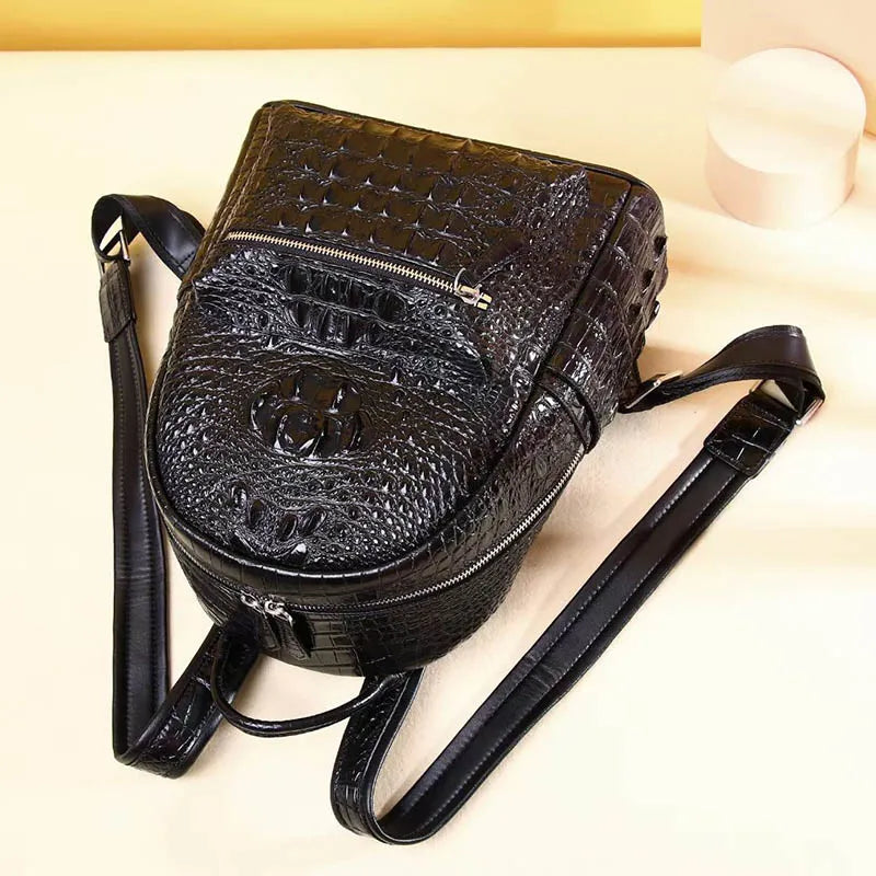 Handbag women's leather backpack women's brand Luxury Designer Women's bag High Quality Cowhide leather backpack
