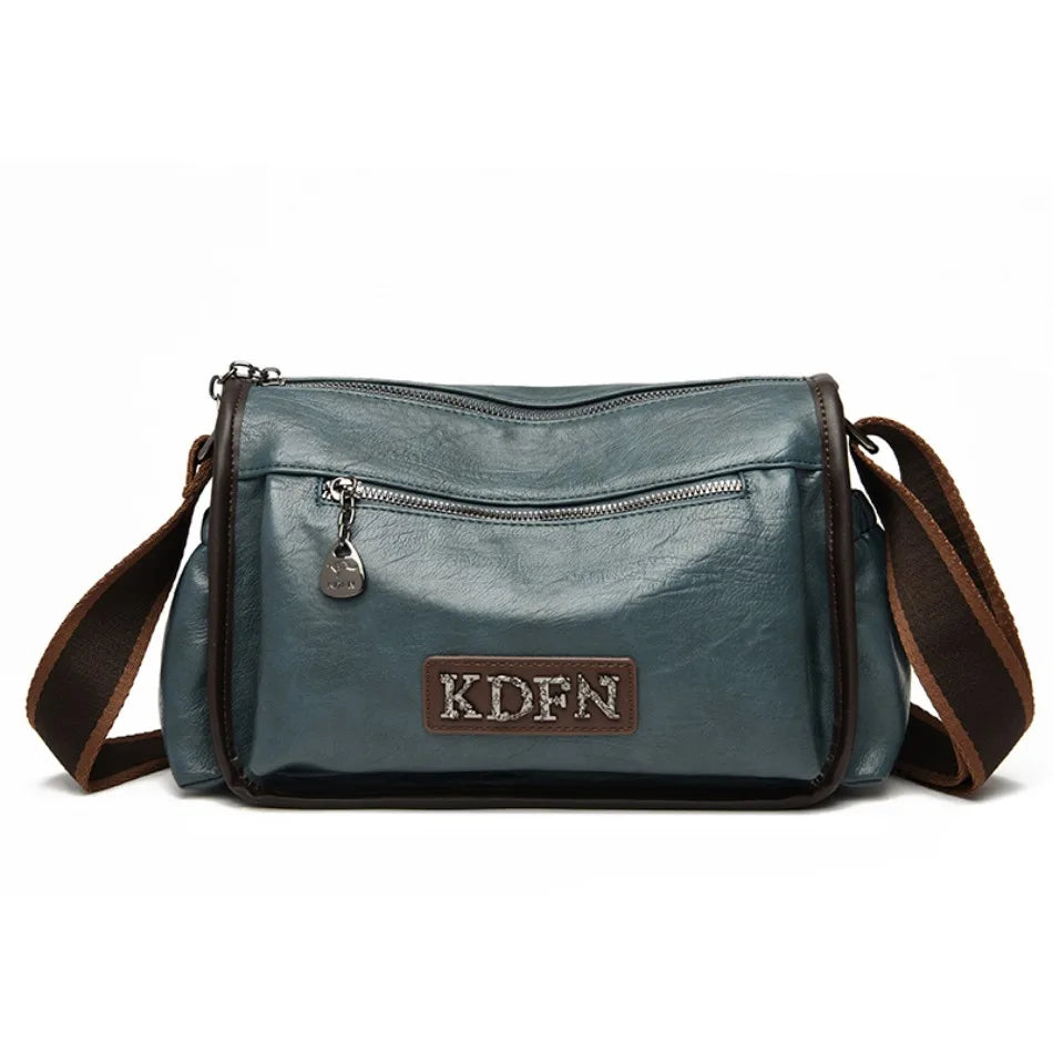 High-quality Leather Handbags  for Women Luxury Designer Shoulder Crossbody Bags Soft New Ladies Casual Tote Messenger Bag 2024