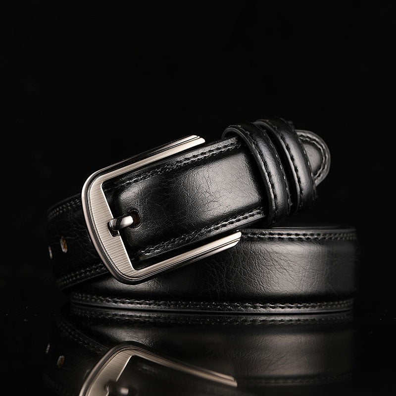Genuine Leather Men's Belt Fashion Alloy Pin Buckle Belts Fashion Luxury Jeans Belts for Men Business Belt Female Belt
